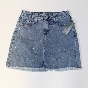 *NWT* Studded Jean Skirt